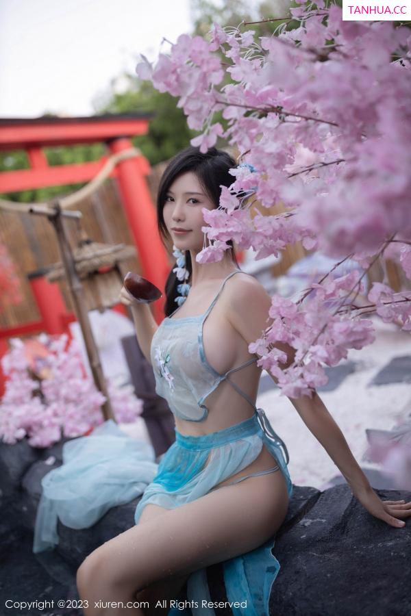 陈若依 抖娘利世 [XiuRen]高清写真图 2023.06.28 No.6991 利世 古装美腿第32张图片